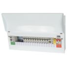 Lewden Pro 22-Module 15-Way Populated High Integrity Dual RCD Consumer Unit with SPD