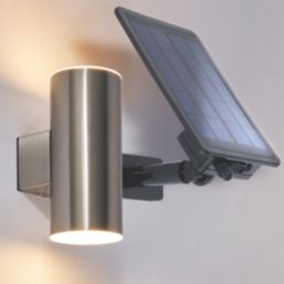 Zink Eldon Outdoor LED Up and Down Light Stainless Steel 150lm