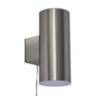 Zink Eldon Outdoor LED Up and Down Light Stainless Steel 150lm