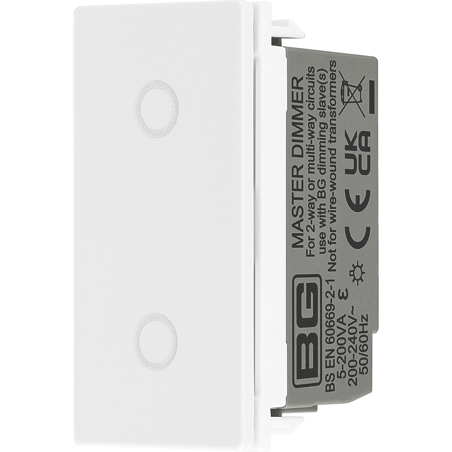 British General 2-Way LED Modular Dimmer Switch White (434XF)