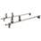 Van Guard VG248-2 Citroen Dispatch 2007 - 2016 ULTI Van Roof Bars 1400mm