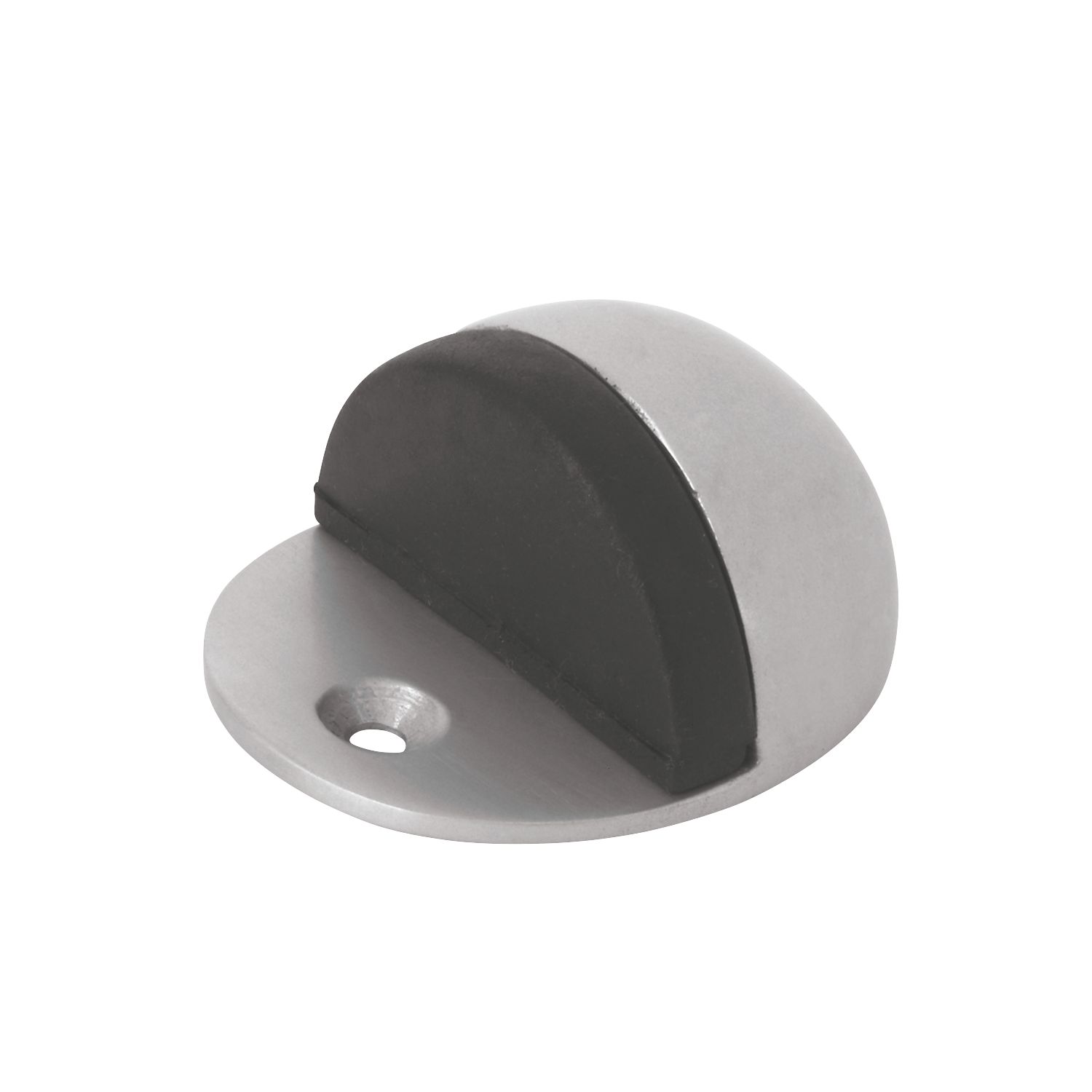 Oval Door Stops 48 x 21mm Satin 2 Pack (43540)