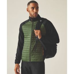 Regatta Clumber Hybrid  Jacket Olive Night / Black 2X Large 52.7" Chest