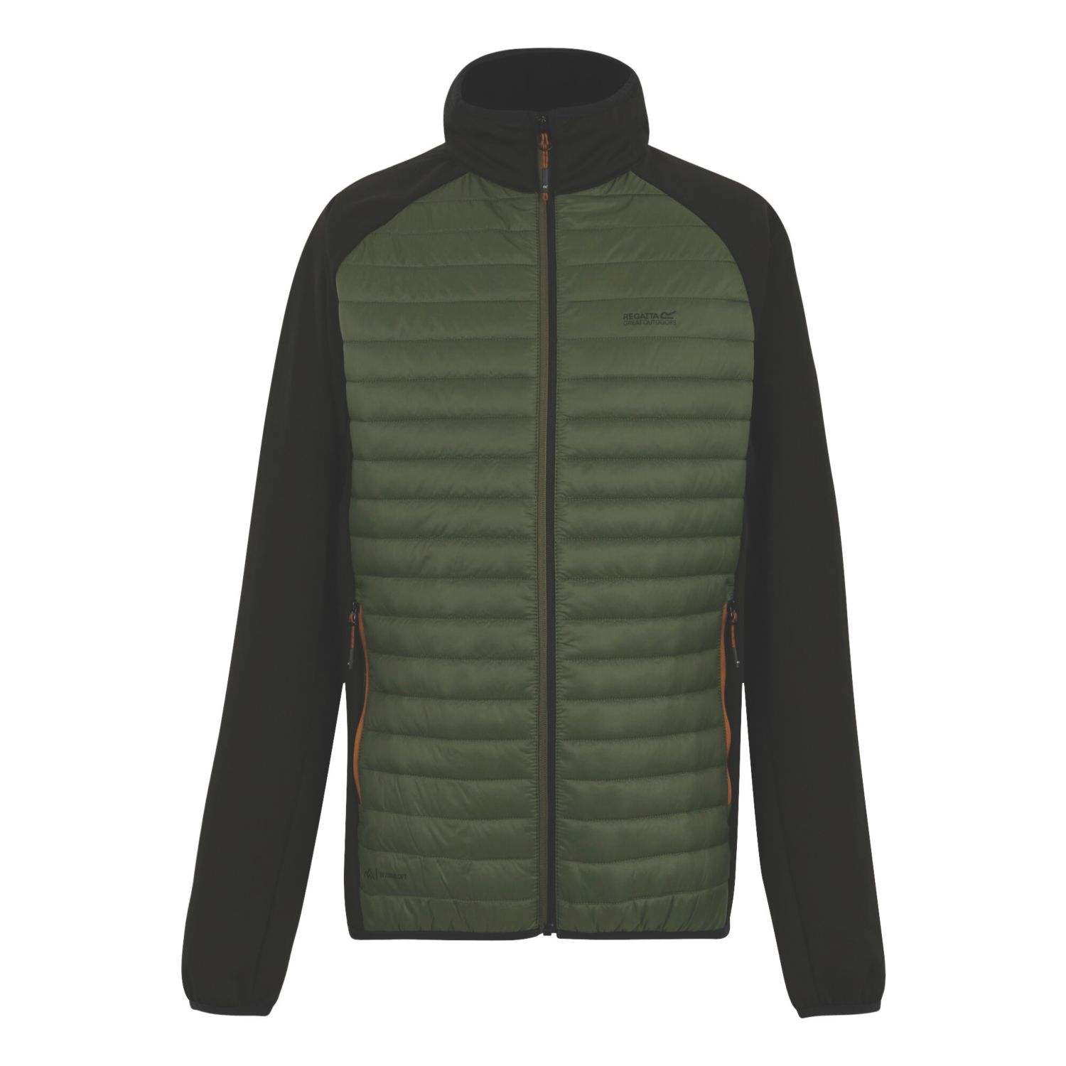 Regatta Clumber Hybrid Jacket Olive Night / Black 2X Large 52.7" Chest (435AR)