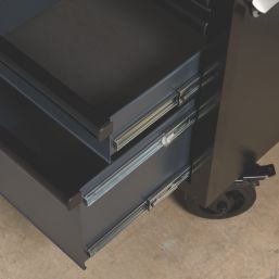 Bunker  15-Drawer Trolley Grey