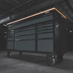 Bunker  15-Drawer Trolley Grey