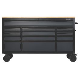 Bunker  15-Drawer Trolley Grey