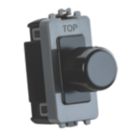 Knightsbridge  6A 2-Way Grid Dummy Dimmer Switch Matt White