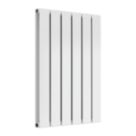 Reina Flat Double 600mm x 440mm 1539BTU White Vertical Designer Radiator