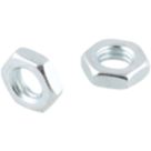 Easyfix Carbon Steel Hex Flat Nuts M5 100 Pack