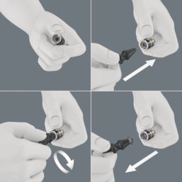 Wera 8100 SB HF 1 Zyklop Metal 3/8" Drive Ratchet & Socket Set 13 Pcs