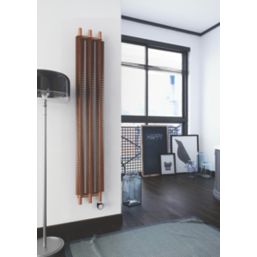 Terma Ribbon VE Wall-Mounted Oil-Filled Radiator Copper 600W 290mm x 1800mm  - Screwfix