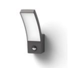 Philips Splay Outdoor LED Wall Light With PIR Sensor Anthracite 12W 1100lm