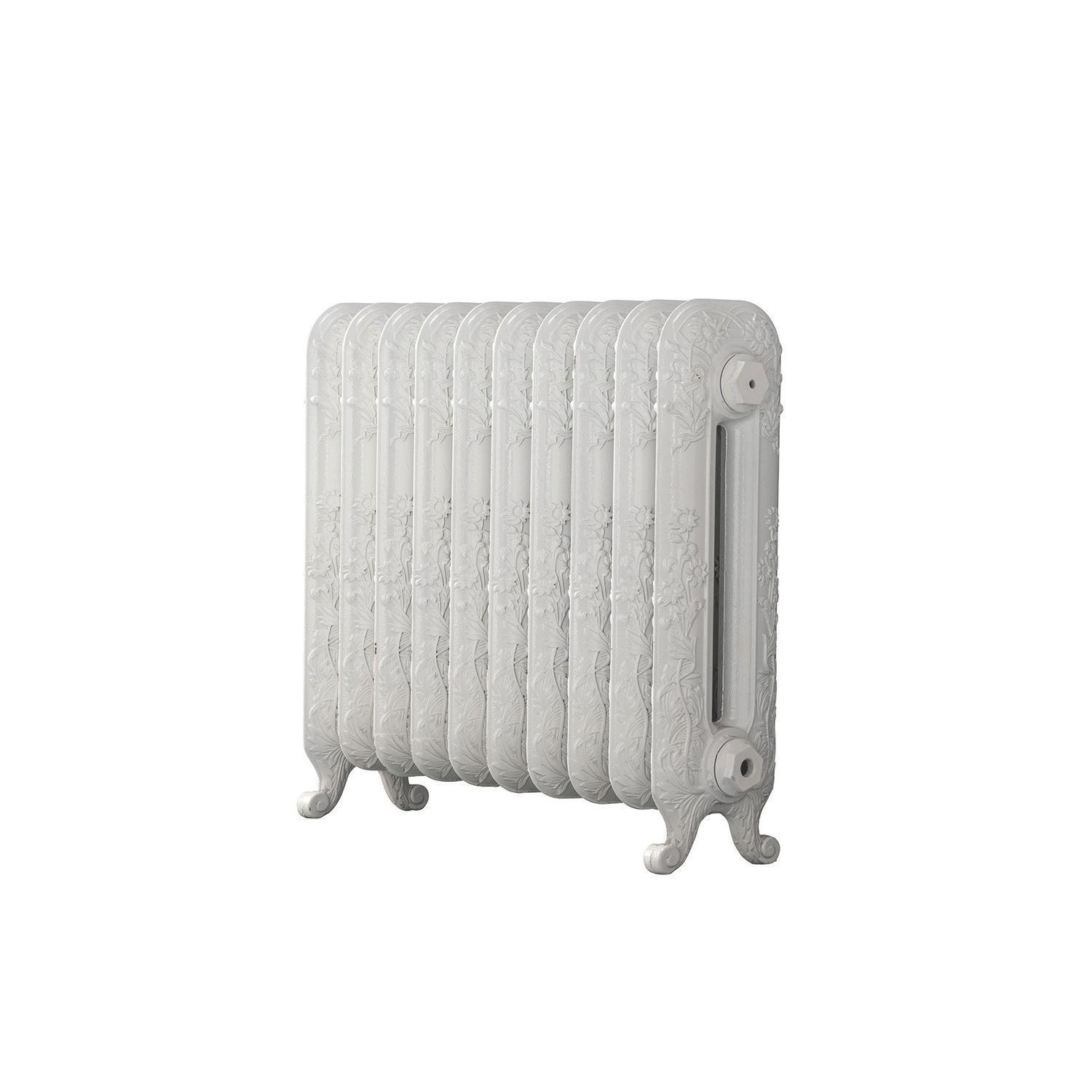 Arroll 597mm x 684mm 2590BTU White Cast Iron 2 Column Radiator (435KY)