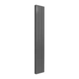 Reina Casina 1800mm x 280mm 3076BTU Anthracite Vertical Aluminium Radiator