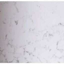 Wilsonart Matt Grey & White Marble Effect Laminate Upstand 3000mm x 100mm x 20mm