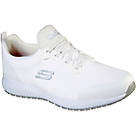 Skechers Squad SR Myton Metal Free   Non Safety Shoes White Size 12