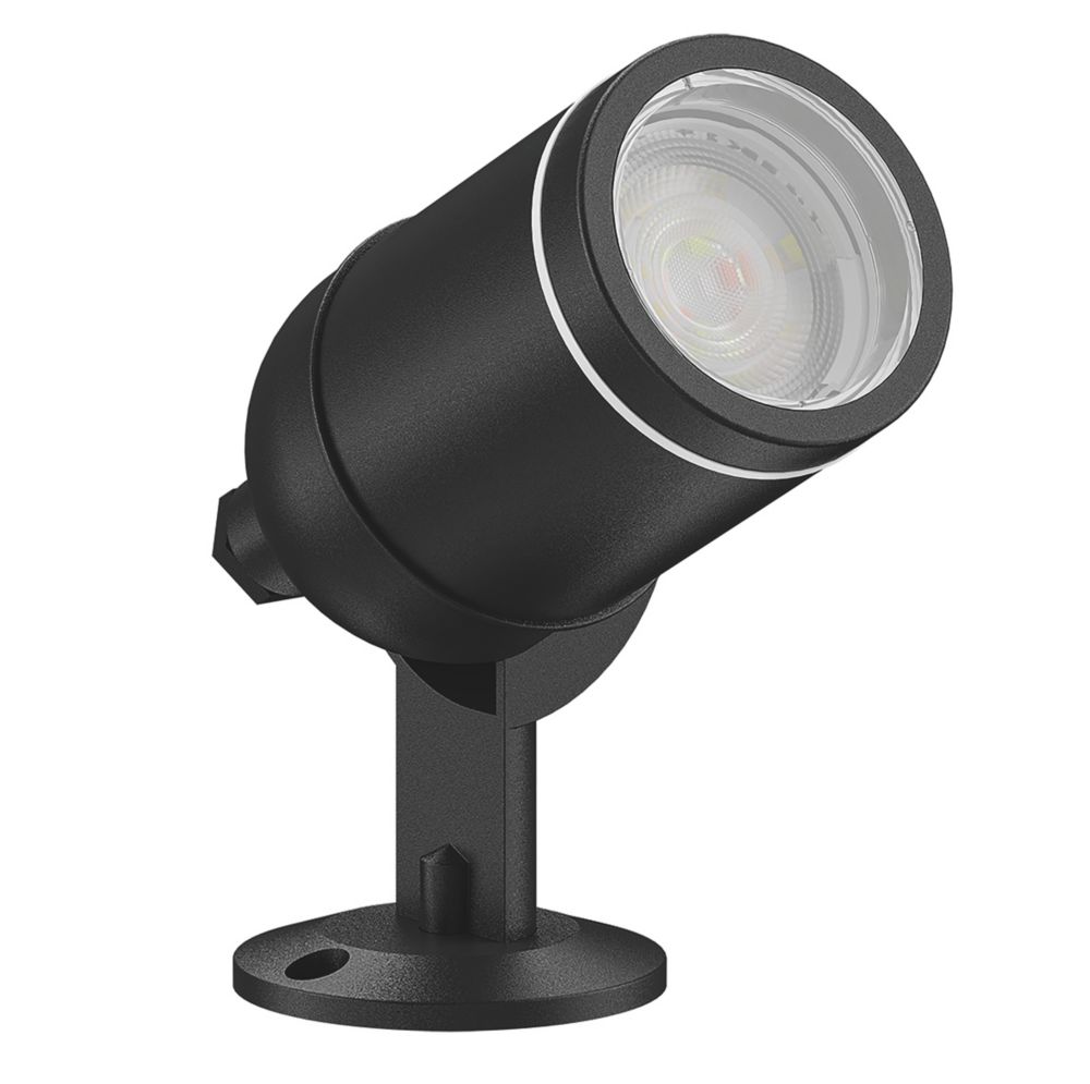 Calex Outdoor LED Smart Garden Spot Light Black 4.4W 380lm Screwfix