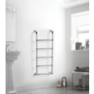Towelrads 1200mm x 500mm 757BTU Chrome Flat Designer Towel Radiator
