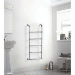 Towelrads 1200mm x 500mm 757BTU Chrome Flat Designer Towel Radiator