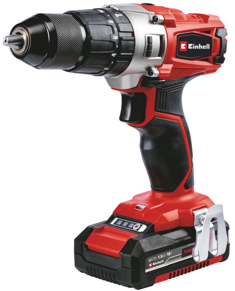 Einhell TE CD 18 2 Li i Kit 18V 2 x 1.5Ah Li Ion Power X Change