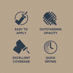 LickPro  5Ltr Beige 02 Vinyl Matt Emulsion  Paint