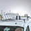 Van Guard VG309-4SWB Ford Transit Connect 2014 on ULTI Roof Bars 1400mm
