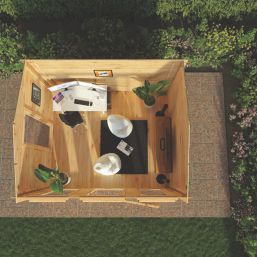 Mercia  11' x 9' (Nominal) Reverse Apex Timber Log Cabin