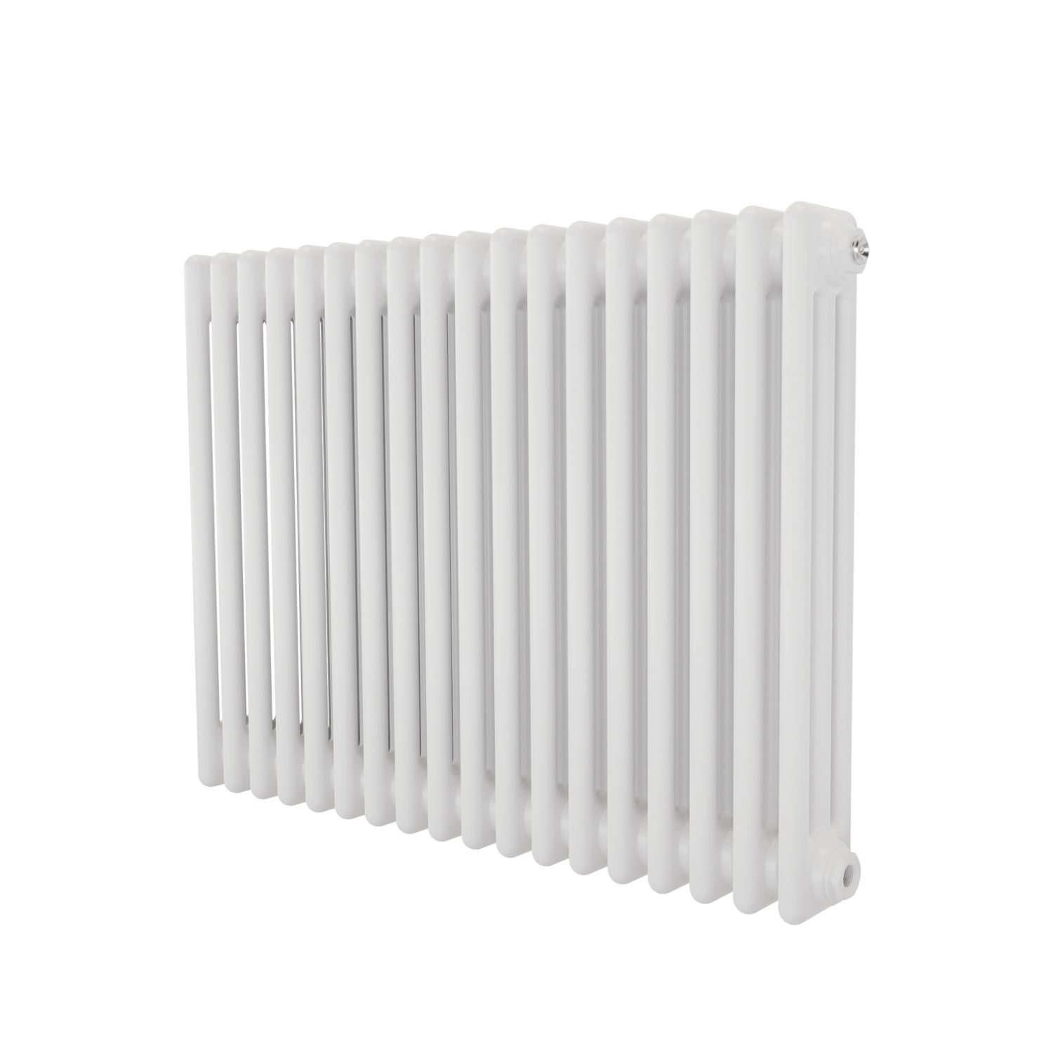 Azur 600mm x 830mm 3514BTU White Horizontal 3 Column Radiator (435YR)