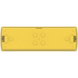 Briticent  Outdoor Maintained Emergency Rectangular LED 110V Bulkheads Yellow 3W 150lm