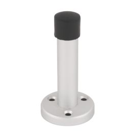 Cylinder Projection Door Stops 41 x 68mm Satin 5 Pack