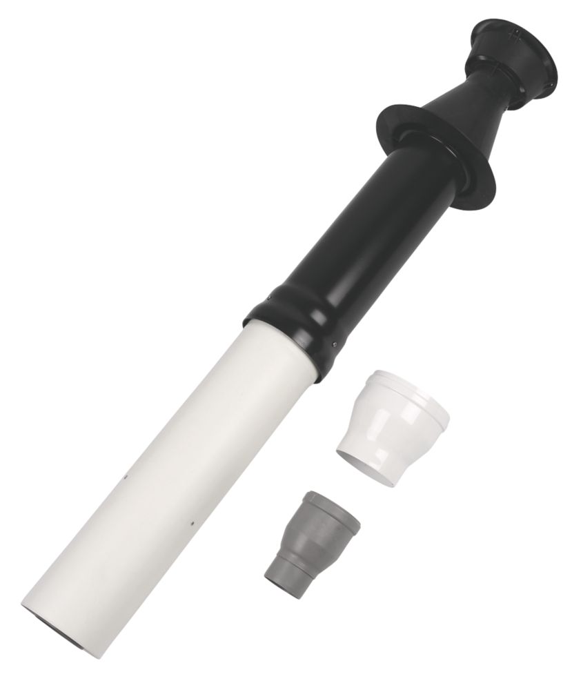 Ariston Vertical Flue with Black Terminal