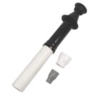 Ariston Vertical Flue with Black Terminal