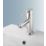 Swirl Essential Chrome 145mm Cloakroom Lever Mono Basin Mixer Tap  With Clicker Waste