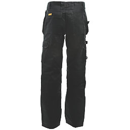 DeWalt Pro Tradesman Work Trousers Black 40" W 31" L