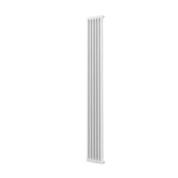 Acova 2000mm x 306mm 2825BTU White Vertical 2 Column Radiator