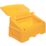 Essentials  Lockable Grit / Salt Bin Yellow 400Ltr