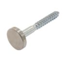Easyfix Mirror Screws 8ga x 1 1/4" Polished Chrome 10 Pack