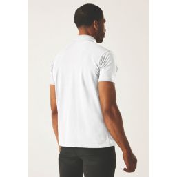 Regatta Pro 50 / 50 Pique Polo Shirt White Large 44" Chest