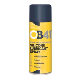 OB41 Silicone Lubricating Spray 400ml - Screwfix