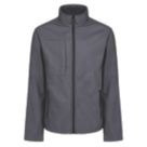 Regatta Octagon II Waterproof Softshell Jacket Seal Grey (Black) XXX Large Size 50" Chest