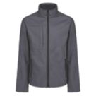 Regatta Octagon II Waterproof Softshell Jacket Seal Grey/Black 3X Large Size 50" Chest