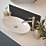 Splashback  Self-Adhesive Bathroom Splashback Matt Black 600mm x 250mm x 4mm