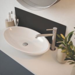 Splashback  Self-Adhesive Bathroom Splashback Matt Black 250mm x 600mm x 4mm