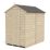 Forest  4' x 6' (Nominal) Apex Overlap Timber Shed with Base