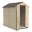 Forest  4' x 6' (Nominal) Apex Overlap Timber Shed with Base