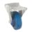 Essentials Heavy Duty Fixed Castor 100mm Blue