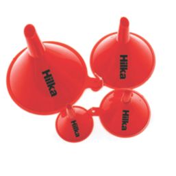 Hilka Pro-Craft Funnel Set 125mm x 145mm 4 Piece Set