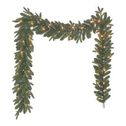 Fraser Fir 2.74m Indoor LED Pre Lit Artificial Christmas Garland