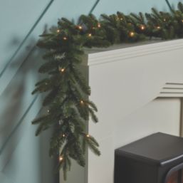 Fraser Fir 2.74m Indoor LED Pre Lit Artificial Christmas Garland